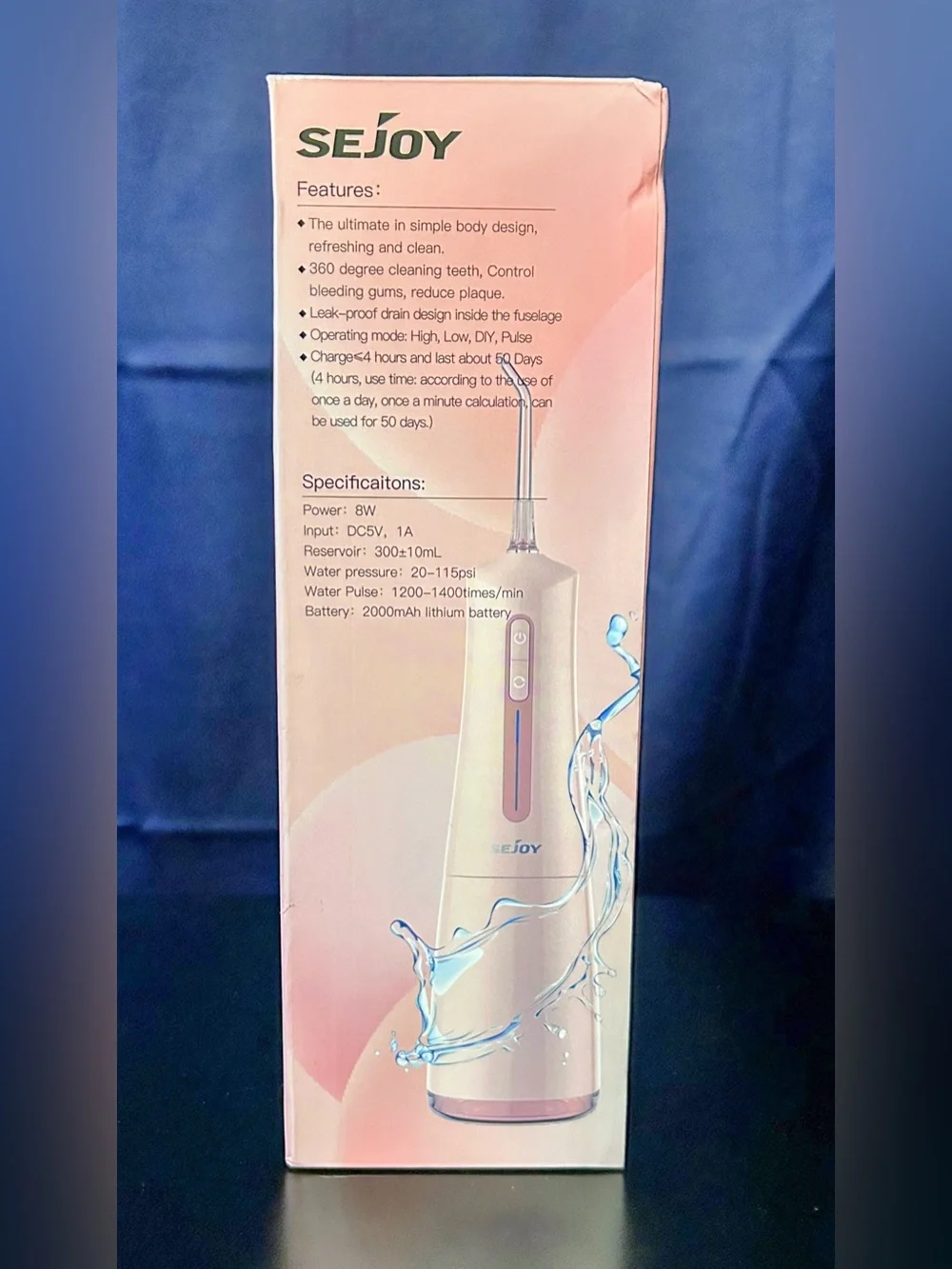 Portable Water Flosser - Pink